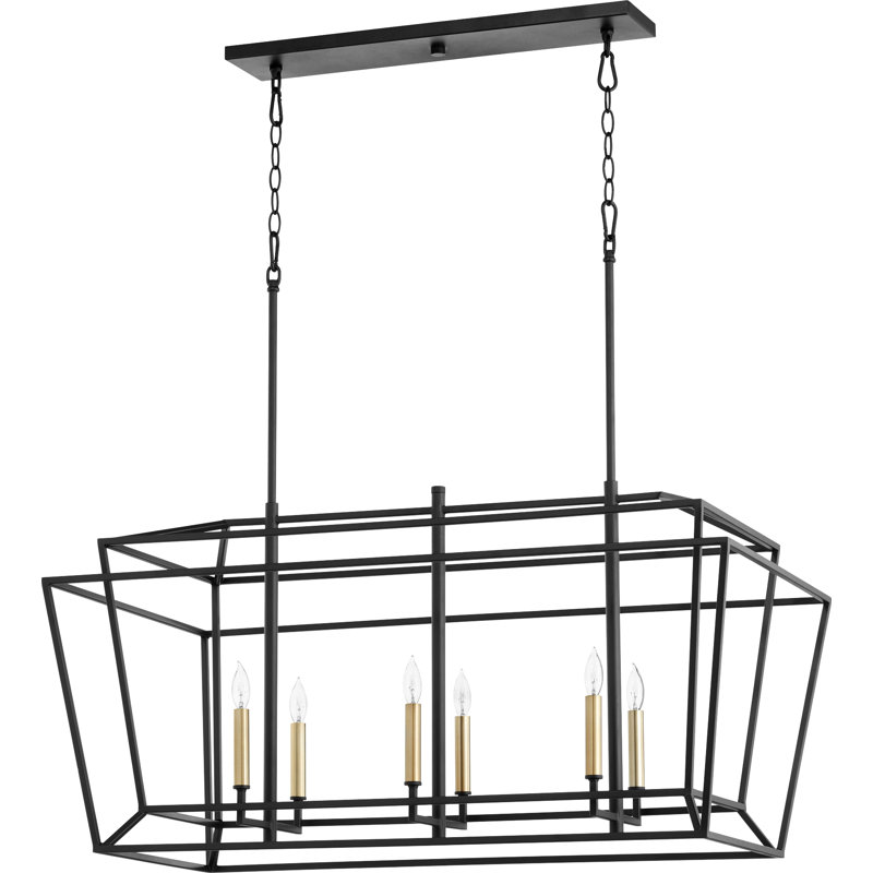 Sonnenberg 6 - Light Kitchen Island Pendant, Noir