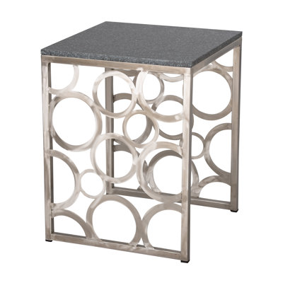 Tabouret d'appoint en acier inoxydable