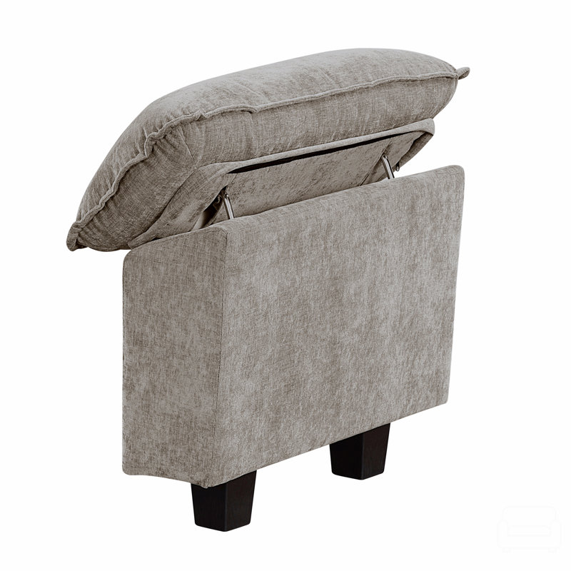 Ensemble de canapé modulaire 6 pièces Modern Contemporary, Gris chenille