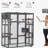 Extra Large Cat Cage - Gray