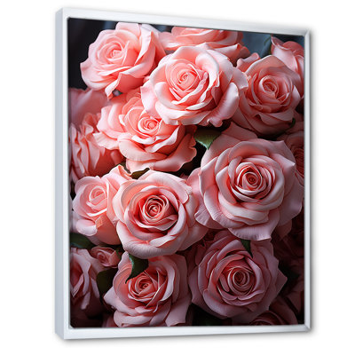 Ieva " Pink Graceful Roses Bouquet "