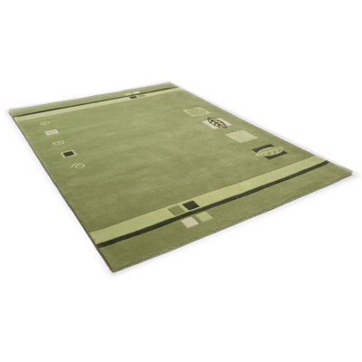 Florida Floral Wool Area Rug