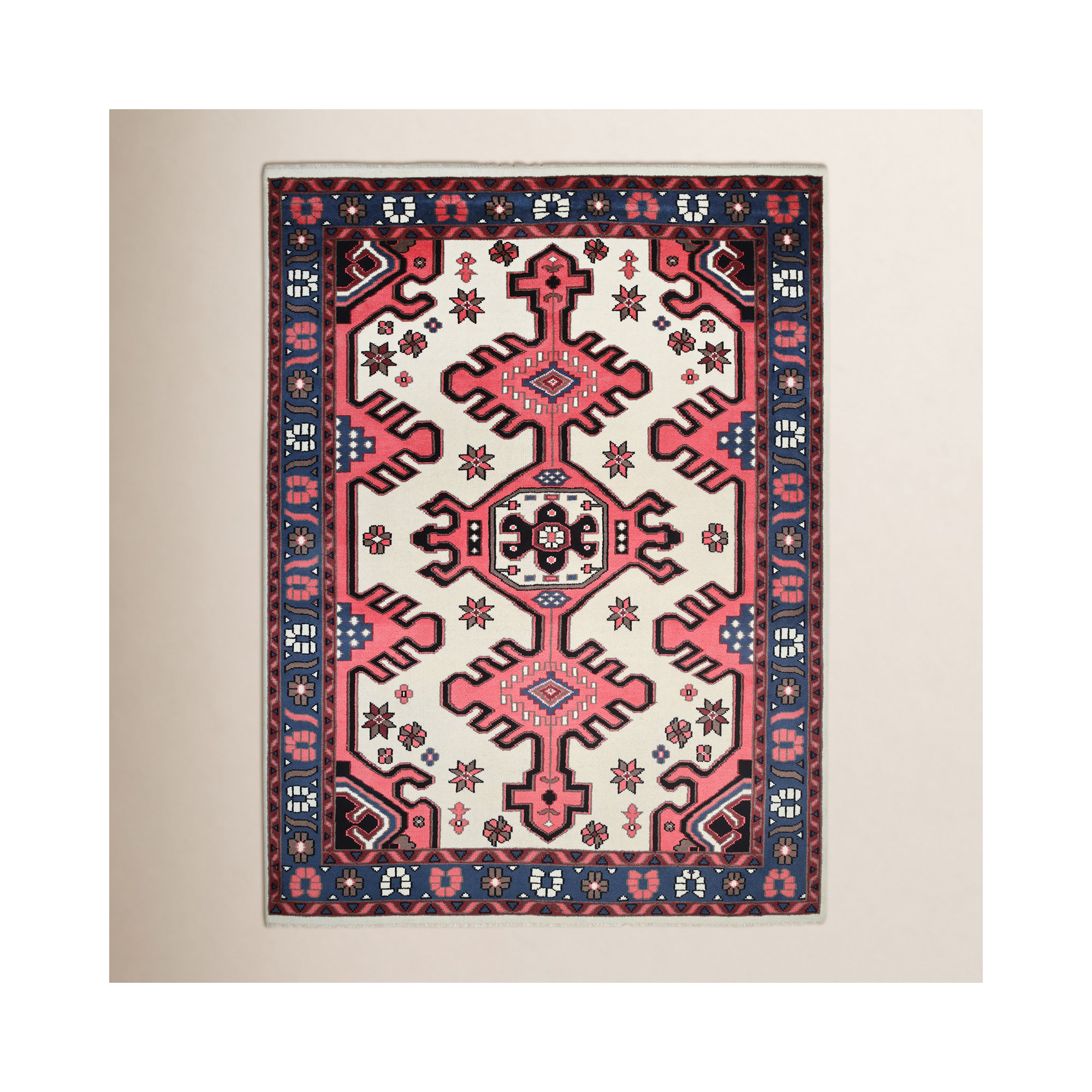 Matteson Handmade Rug, Rectangle 8' x 10'