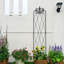 Treillis de jardin en treillis de fer H 71 po x l 15 po Cassanova pour le soutien des plantes grimpantes