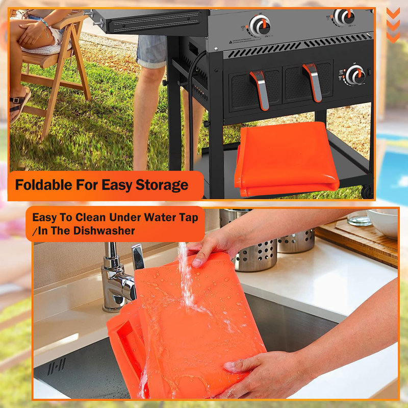 Housse de protection pour plaque de cuisson en silicone