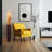 Brown Decorative Contemporary Mango Wood Ribbed Design Cylinder Shaped Floor Vase-124835510-122059688
