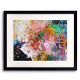 Floralsplash Print by Elizabeth Chapman