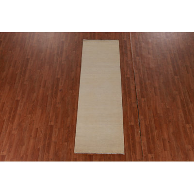 Vegetable Dye Gabbeh Persian Runner Rug 3x8