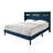  Velvet Platform Wingback Bed -2044626570-2044626575