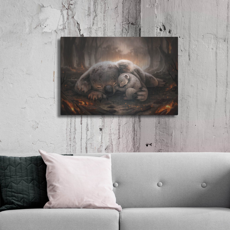 «A Mothers Love» par JoJoes Art, H 24 po x l 36 po