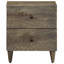40cm W Metal Bedside Table