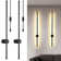 Aluminum LED Plug-in Armed Sconce