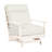 Kennebunkport Wrought Aluminum Outdoor Spring Lounge Chair-38581420-38581397-70236944