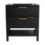 Meuble-lavabo avec 2 tiroirs, tablette ouverte-669223549