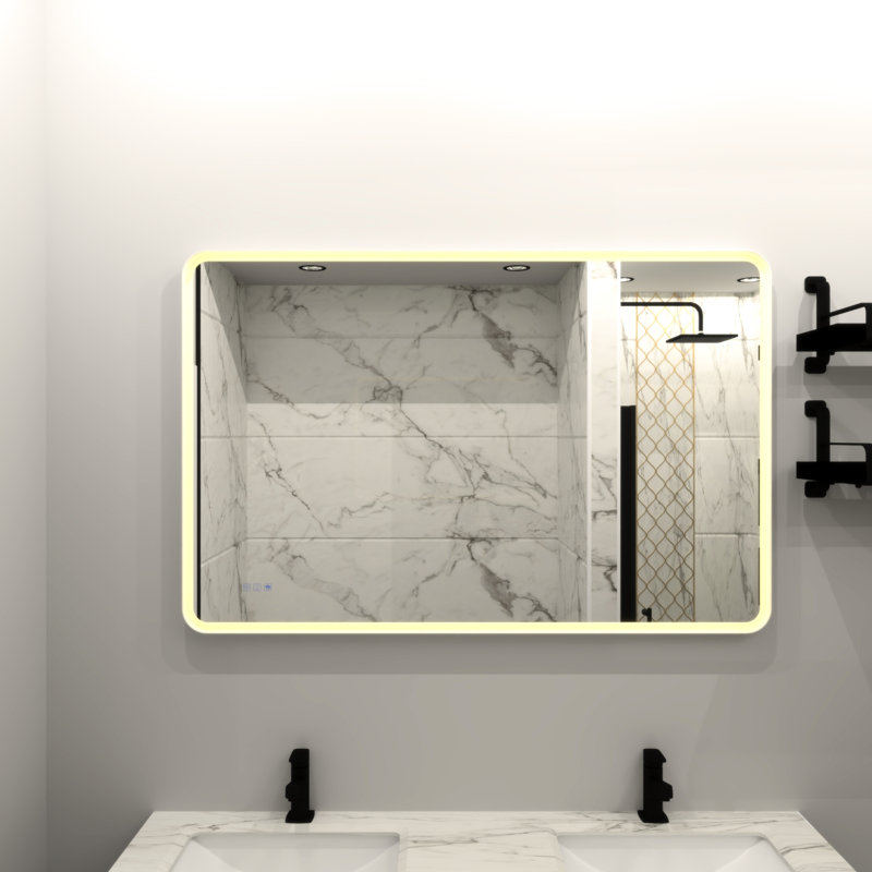 Miroir de salle de bain 48 x 36, 30,53 po x 30,89 po