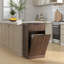 Armoire à poubelle inclinable 10 gallons Woodgrain