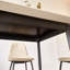 Table de salle à manger rectangulaire 1 pièce sans chaise
