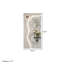 Peinture décorative de style crème 35,43 po avec accents floraux-2091792326