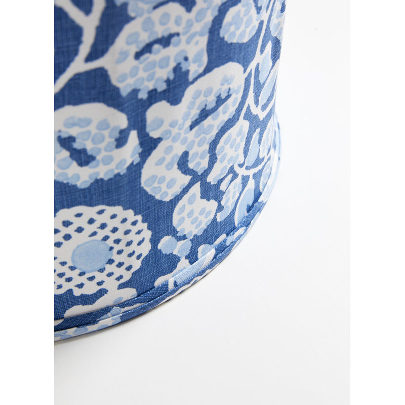 Folklore Drum Lamp Shade, Denim