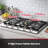 GASLAND Chef Collection 30 in. 5 Burners Stainless Steel Gas Cooktop (griddle Included)