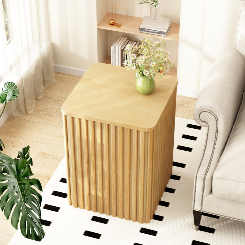 Table de bout 20,5 po, Bois naturel