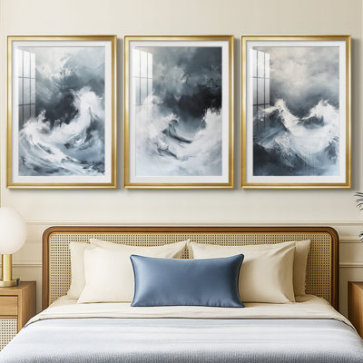 NAUTICAL Series CCXI -Custom Framed Premium Print W Matt - 3 Pieces
