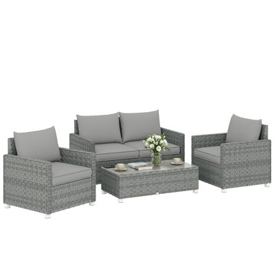 Rattan Sofa Set