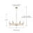 6 - Light Dimmable Geometric Chandelier-187240731