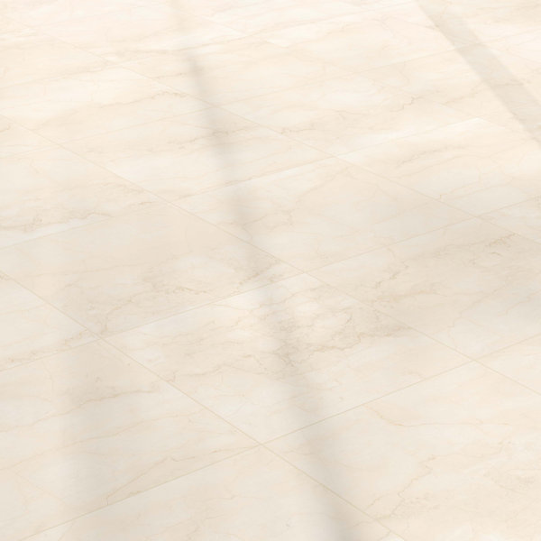 Krema Natural Polished 24x24 Marble Look Rectified