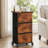 Dresser Storage with 3 Drawers, Metal Frame for Closet Storage, Vertical Storage Cabinet for Bedroom, Wardrobe, and Office-1113161695