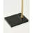 Logan Arc Floor Lamp w/ LED Bulb & Drum Shade, Antique Brass