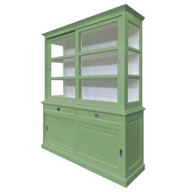 Tatum Display Cabinet, Pale Green