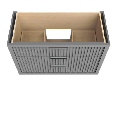 Lecrieú Three-Drawer Single Bath Vanity