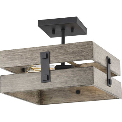 Plafonnier encastré 13,5 po 2 lumières Camas