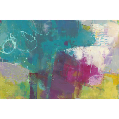 «Loop III» par Sue Jachimiec, peinture sur toile tendue
