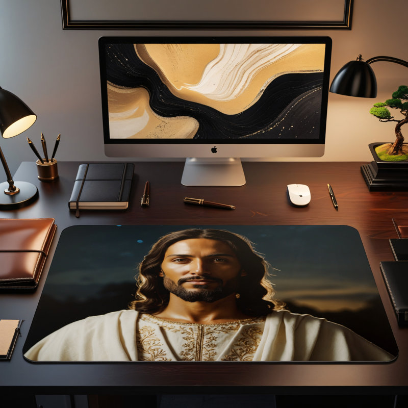 Polyester Desk Pad, 31.5x15.5