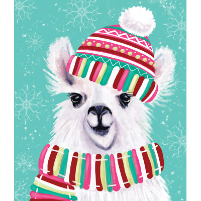 Holiday Llama by Elizabeth Tyndall