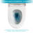 Ceramic One Piece Toilet,Dual Flush With Soft Clsoing Seat