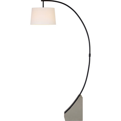 Lampe sur pied arquée 76 po Savio