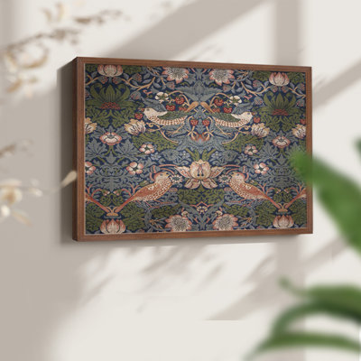 Vintage Abstract -LIV -Framed Print - Restickable