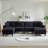 122.5-Inch Oversized U-Shaped Modular Sofa