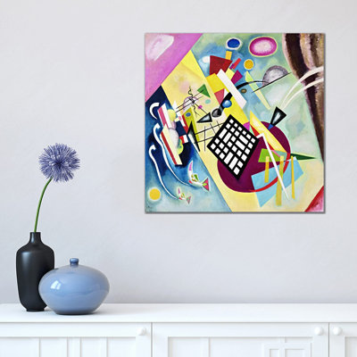 Black Grid by Wassily Kandinsky - 1 Piece Wrapped Canvas Painting