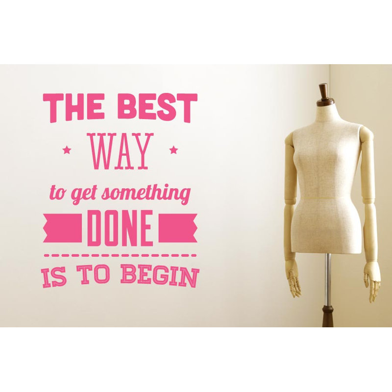 Non-Wall Damaging Wall Decal, Medium, Pink
