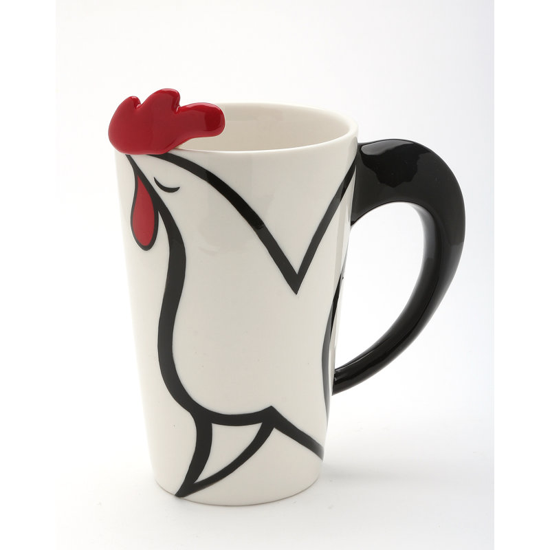 Rooster Mug With Spoon 2-piece Set