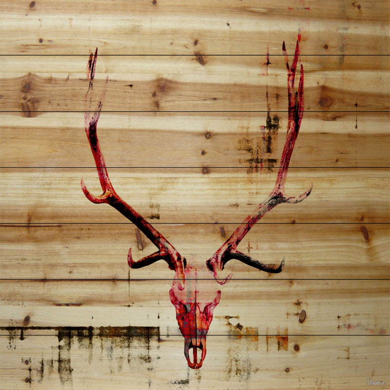 «Hot Temper» par Parvez Taj - impression sur bois, H 48 po x l 48 po