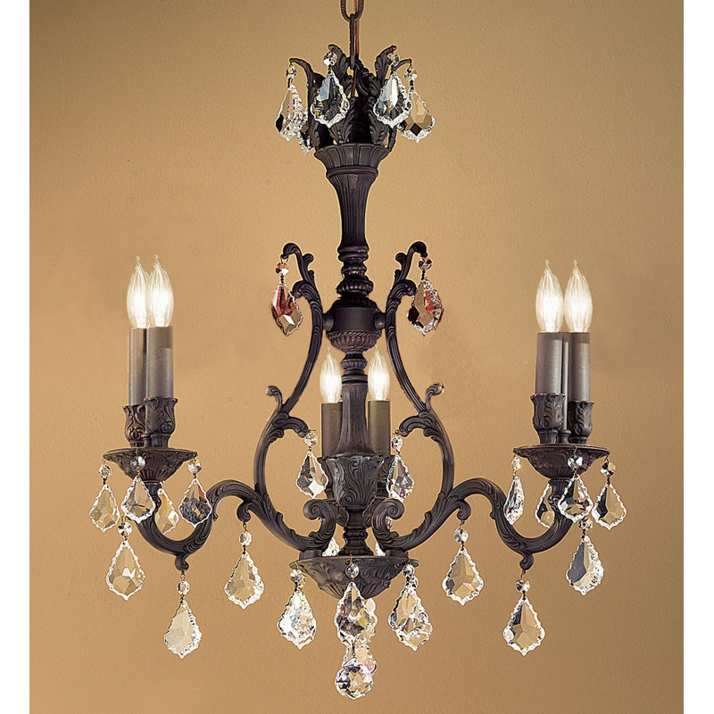 Lustree 6 lumières façon bougie/classique Fagundes
