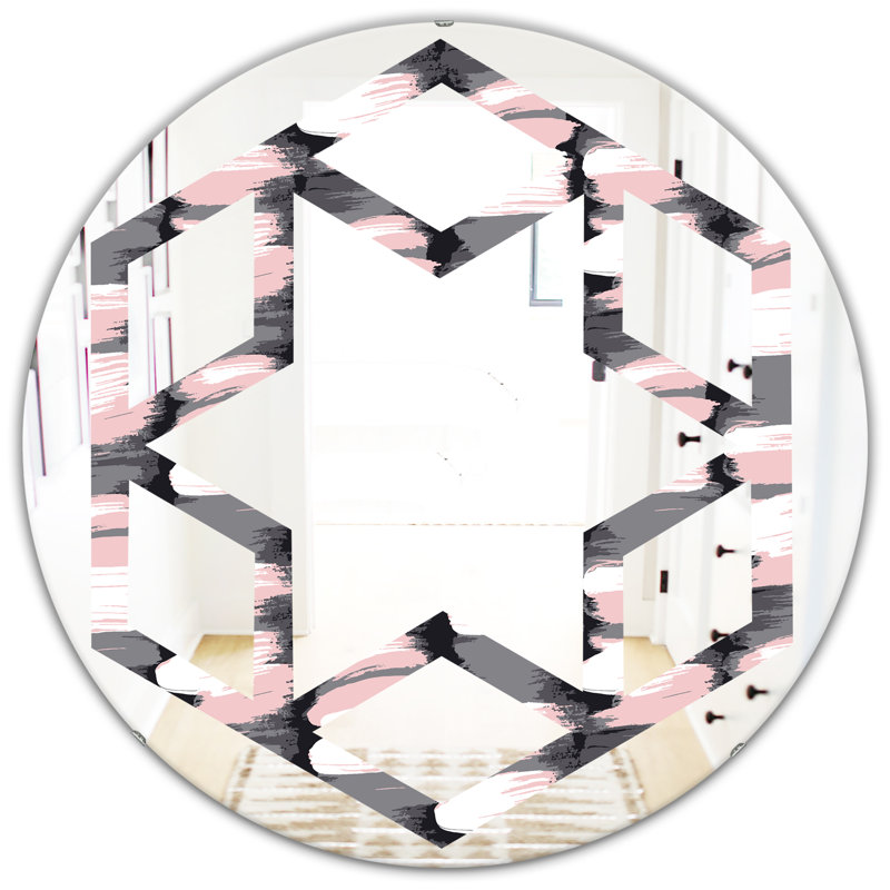 Miroir mural Hexagon Star, 23,6 po x 23,6 po