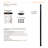 OUTDECO Black Powder Coated Steel Post Kit / System