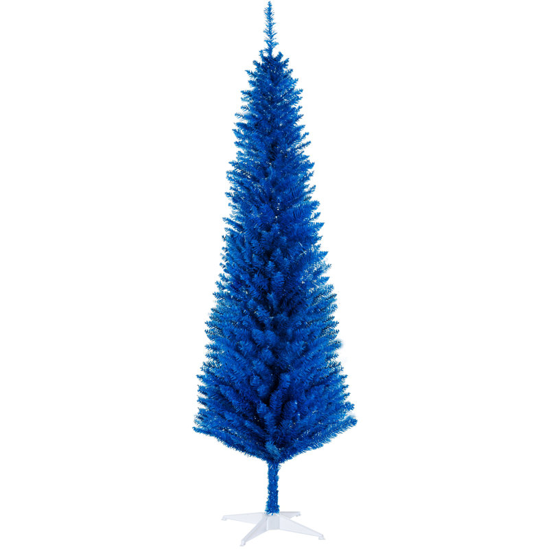 Arbre de Noël artificiel, arbre de Noël mince avec 390 branches et support réalistes, 5.11'