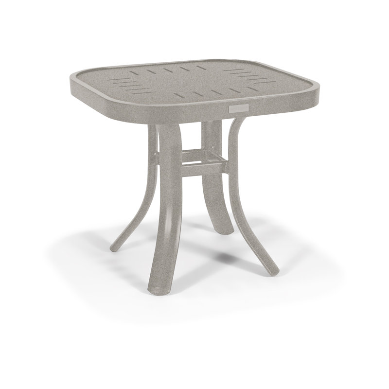 Icon 24" Square KD End Table, Gray / Driftwood